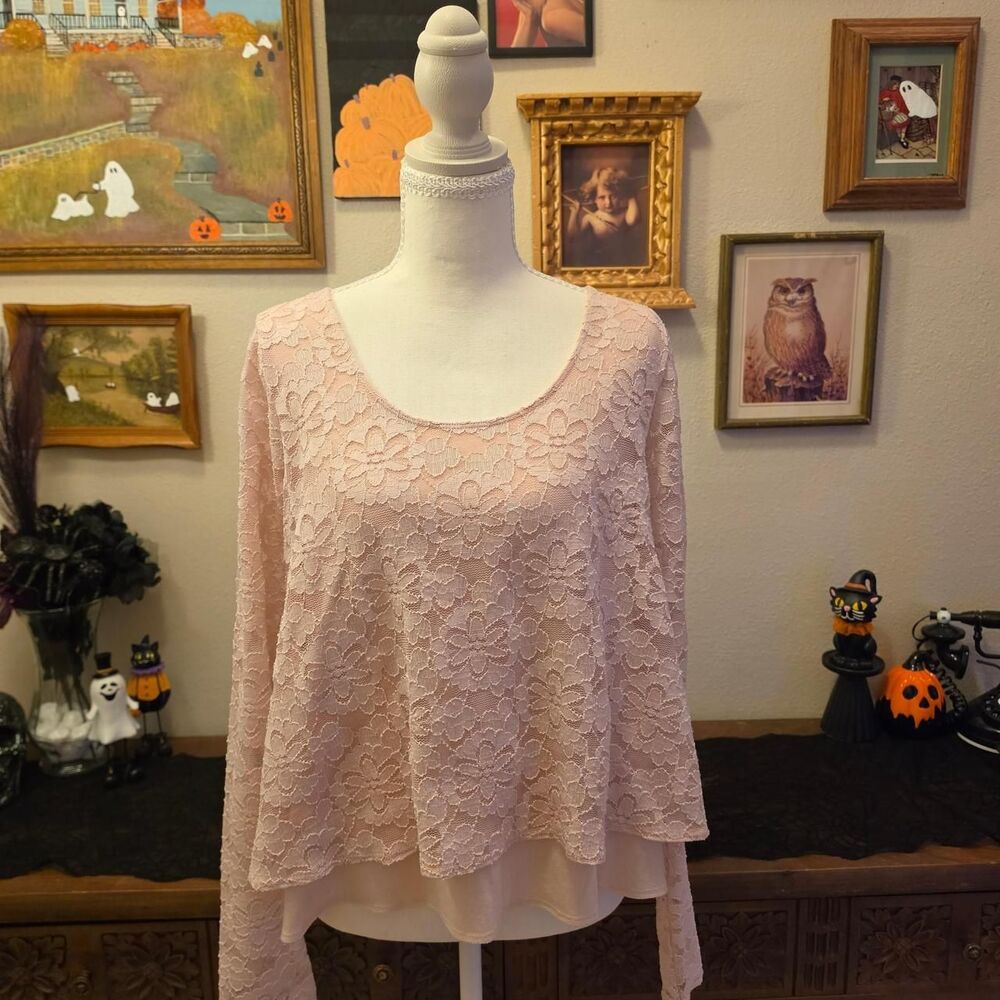 Hollister-co Women's Pink Blouse